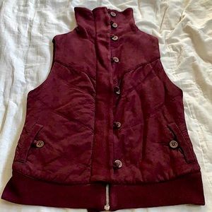 Citizens of Humanity Burgundy Vest Large